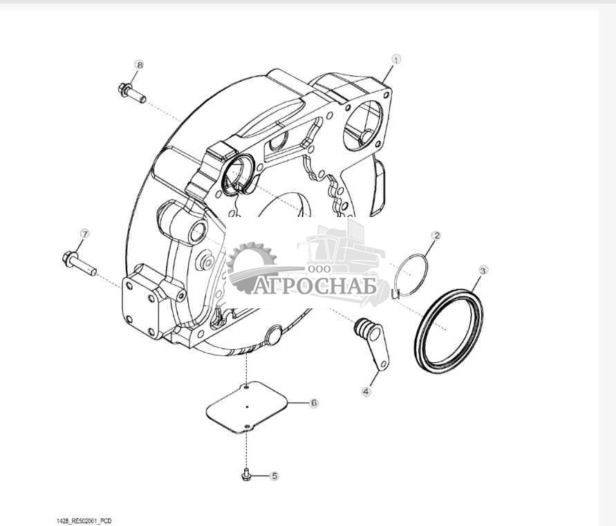 1428 Корпус маховика 
